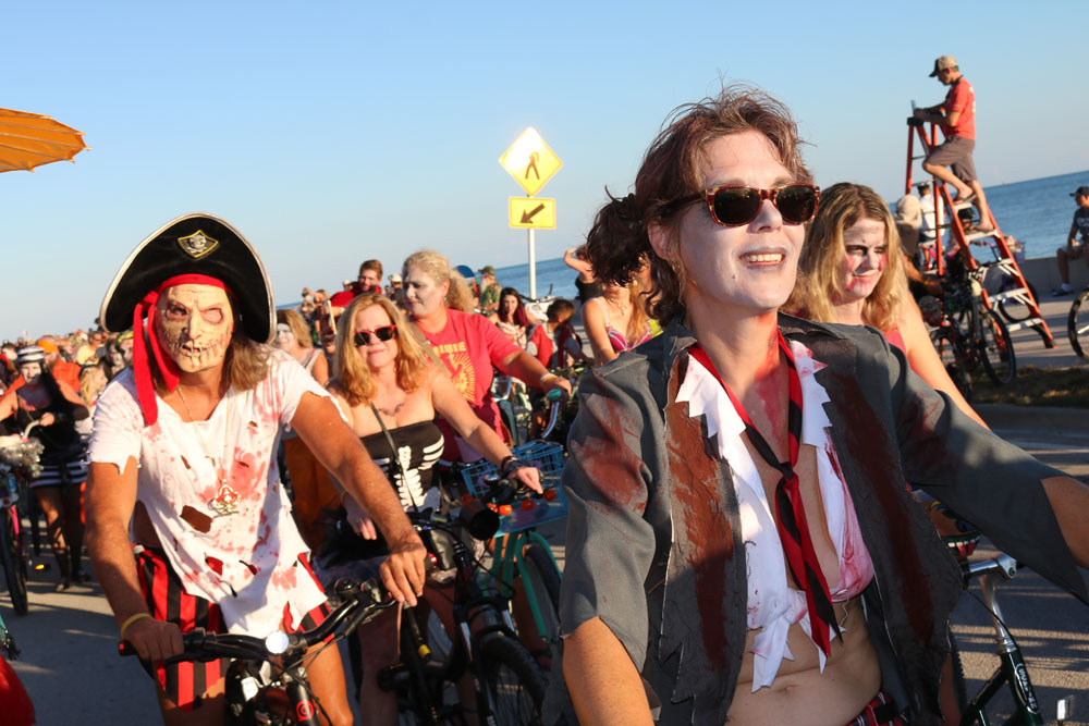 Zombie Bike Ride 2018 photo - Duval Street, Key West